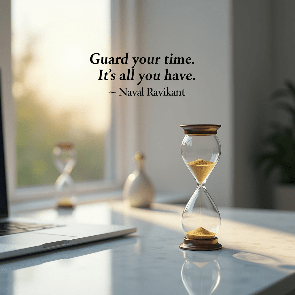 Guard your time. It’s all you have.